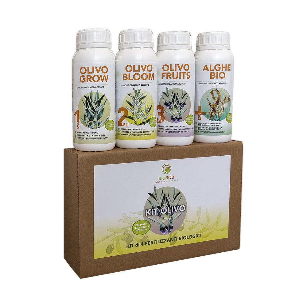 Kit Olivo – BioBob, il fertilizzante naturale per piante da orto e fiori